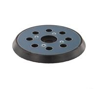 Almohadilla de lijado orbital de 125 mm con distancia central de agujero de tornillo de 1 1/8 pulgadas y patrón de 8 agujeros para una amplia compatibilidad