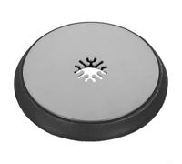 Almohadilla de lijado redonda de 115 mm para multiherramienta oscilante, perfecta para hacer frente a una gama de materiales, incluyendo fibra de vidrio