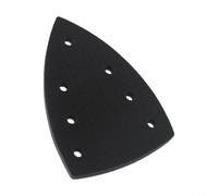 Almohadilla de lijado triangular de 100 x 150 mm con 7 agujeros, almohadilla de respaldo de gancho y bucles para lijadora, para adaptador de interfaz de esponja EVA para reemplazo de discos abrasivos