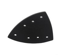 Almohadilla de lijado triangular de 100 x 150 mm con 7 agujeros y almohadilla de respaldo para lijadora triangular, para repuesto de disco abrasivo de espuma EVA para madera seca