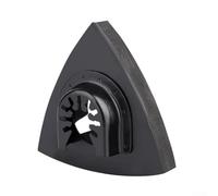 Almohadilla de lijado triangular de liberación rápida de 80 mm, accesorio oscilante multiherramienta, acero de alto carbono
