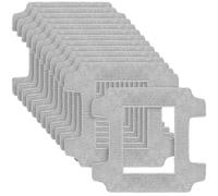 Almohadilla de limpieza compatible con robot limpiacristales Ecovacs Winbot W2S/W2S Omni (12 unidades)