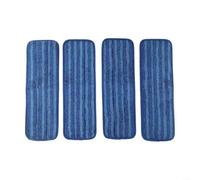 Almohadilla de limpieza de repuesto, almohadillas reutilizables para mopa Swiffer PowerMop de microfibra, almohadillas de repuesto lavables para suelos de madera y superficies duras (azul)