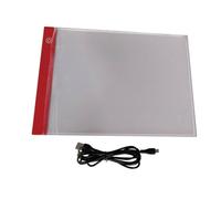 Almohadilla de luz de rastreo, tablero de copia con atenuación continua, panel de dibujo táctil lateral para transferencia de bocetos, caja de luz de uso portátil delgado, escritorio de, de de