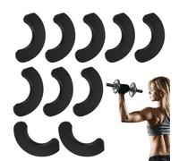 Almohadilla de mancuernas, almohadilla de estanterías con pesa | Almohadillas de relleno de una barra de 10x para pesas - Accesorio de herramientas de fitness, suministros para el gimnasio del hogar p