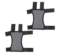 Almohadilla de mano antideslizante para muleta de antebrazo para bastones de caminar, ideal para personas mayores, adultos mayores, diseño de alivio de la fatiga, soporte para muletas