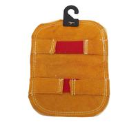 Almohadilla de mano para soldar, parte trasera aluminizada, protector de mano de cuero a prueba de altas temperaturas para cortar, fundir, trabajo de metal industrial, papel de