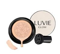 Almohadilla de Maquillaje Luvie Glow, 2026 Nueva Almohadilla de Aire en Forma de Hongo CC Cream, Maquillaje Luvie Glow - Corrector Hidratante con Efecto Iluminador de Larga Duración, BB Cream Natural