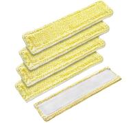 Almohadilla De Microfibra For Aspiradora De Ventanas Kärcher WV2, WV5 Y WV6 Plus Premium - Almohadillas De Repuesto For Aspiradora De Ventanas Kärcher.(Yellow-5PCS)