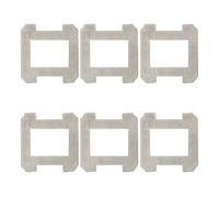 Almohadilla De Microfibra For Mopa De Repuesto For Ventana De Vacío W1 W1 Pro W2, Juego De Paños For Robot Limpiador De Ventanas Absorbente De Agua Lavable, 6 Uds.