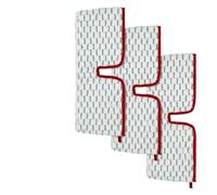 Almohadilla De Microfibra Reutilizable Con Pulverizador, Compatible Con Vileda MAX, Limpieza En Seco Y Húmedo, Todo En Uno.(3pcs)