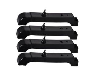 Almohadilla de montaje de radiador de goma negra compatible con bujes de soporte de radiador GM 1968-1982, cojín aislante
