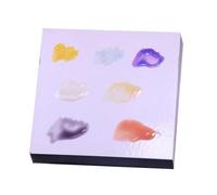 Almohadilla de papel de mezcla fácil de rasgar, herramienta de manicura para salones y hogar, hojas de uñas de papel de doble cara