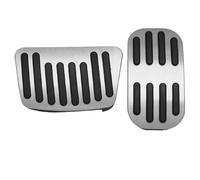 Almohadilla de pedal de freno compatible con Toyota para Corolla Cross XG10 2021 2022 2023, pedales híbridos para reposapiés de coche, acelerador de combustible, freno sin taladro (AT 2 piezas azules