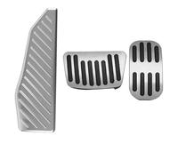 Almohadilla de pedal de freno compatible con Toyota para Corolla Cross XG10 2021 2022 2023, pedales híbridos para reposapiés de coche, acelerador de combustible, freno sin taladro (AT 2 piezas azules