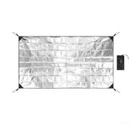 Almohadilla de picnic de película de aluminio diseñada para mayor comodidad durante la construcción de actividades al aire libre (70 x 200 cm (125 x 200 cm (con bolsa))