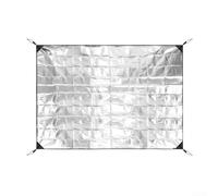 Almohadilla de picnic de película de aluminio diseñada para mayor comodidad durante la construcción de actividades al aire libre (70 x 200 cm (140 x 200 cm (con bolsa))