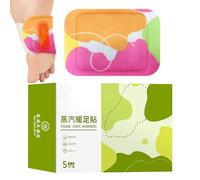 Almohadilla de pie autocalentable, juego de compresas calientes, 5 pares de plantillas térmicas con fórmula activada por aire, parches de calor de algodón, estilo ligero para el cuidado del