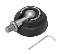 Almohadilla de pie para trípode de 3/8 de Pulgada, Goma de Acero Inoxidable Duradera, reemplazo de pie de trípode de cámara Antideslizante, 50 mm de diámetro con Cabezal de Bola