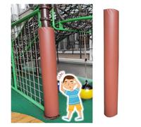 Almohadilla de Poste de Baloncesto Protectores de seguridad para postes de parques infantiles, Resistentes a la intemperie Cubiertas para columnas de sótanos y garajes Desmontables(H 152cm,Dia 29.2cm)