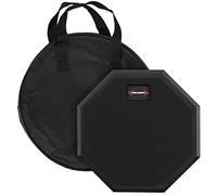 Almohadilla de práctica de batería de 8 "World Rhythm - Almohadilla de batería silenciosa de una cara, de 8 pulgadas, para principiantes y con bolsa de transporte
