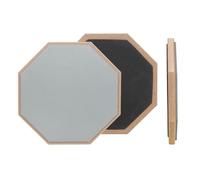 Almohadilla de Práctica de Doble Superficie, 8-Inch, Drum Pad Silencioso, Almohadilla de Batería de Práctica, Proporciona Excelentes Propiedades de Absorción de Impactos y Amortiguación