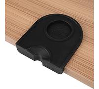 Almohadilla de Prensador de Café Mat de Silicona de Tamper de Café Cojín Antideslizante de Café (Negro)