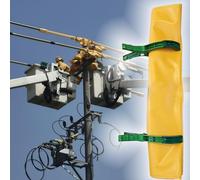 Almohadilla de protección de seguridad de alto voltaje de 2,5 mm de grosor, manta aislante portátil para trabajos eléctricos en exteriores, tapete aislante flexible para la revisión de equipos eléct