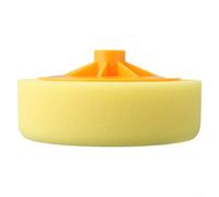 Almohadilla de pulido compuesta de 6 en 150 mm para pulido de coche, para rueda de esponja de espuma de rosca M16 - Amarillo, reutilizable para corrección y brillo automáticos
