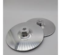 Almohadilla de pulido de aluminio individual para amoladoras M14 M10 5/8 11, mecanismo de cambio de almohadilla fácil (100 mm (M10))