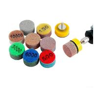 Almohadilla de pulido de esmeril de 1 pulgada para pulido húmedo y seco para granito, jadeíta, mármol, hormigón, encimera, acabado de piso (vástago de 2,3 mm)