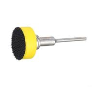 Almohadilla de pulido de papel de lija autoadhesiva con vástago de 3 mm, rueda abrasiva de 1 pulgada para tareas de perforación y pulido de amoladora eléctrica