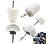 Almohadilla De Pulido - Disco De Almohadilla De Coche, Esponja De Cera De Espuma | Kit De Pulido De Perforación Para Cromo Brillo, Rueda De Demolición Rascado, Herramienta De Detalle De Metálica