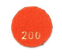 Almohadilla de pulido en seco de 50 mm para azulejos de mármol de granito, disco de lijado adecuado para pulido de piedra y molienda de resina de esmeril de grano 503000 (grano 200)