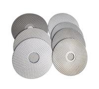 Almohadilla de pulido húmeda Flexible de 10 pulgadas y 250mm for muela de resina de mármol for disco de pulido de granito for piedra(1500_1PC_10INCH250MM)