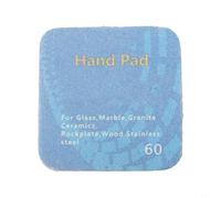 Almohadilla de pulido manual para granito, mármol, vidrio, porcelana, azulejos y hormigón, disco de lijado de grano 60/100/200/400, compatible con discos individuales y máquinas de molienda, grano 60