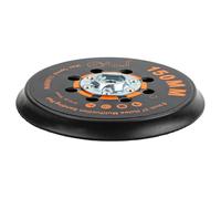 Almohadilla de pulido y pulido de 150 mm con 37 agujeros para lijadora orbital, placa trasera de rosca de 5/16-24 compatible con MAXXT, velocidad máxima de 12000 rpm