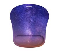 Almohadilla de ratn Tecknet con soporte de mueca para la almohadilla de ratn de juego ergonmico alivio porttil de mousepad cmodo para la of