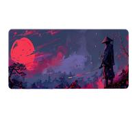 Almohadilla de ratón | Alfombrilla de escritorio para teclado | Almohadilla de ratón para juegos antideslizante estilo chino de 90 cm | Aprendizaje de escritorio Necrosis de cuna