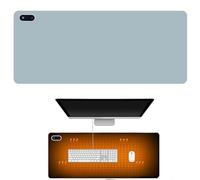 Almohadilla de Ratón Calentada, Almohadilla de Escritorio de Mano Calentadora de Invierno, Alfombra de Ratón Calentada Grande de 80 X 33 Cm con 5 Ajustes de Calor y Apagado Automático de 4 Horas Blue