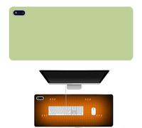 Almohadilla de Ratón Calentada, Almohadilla de Escritorio de Mano Calentadora de Invierno, Alfombra de Ratón Calentada Grande de 80 X 33 Cm con 5 Ajustes de Calor y Apagado Automático de 4 Hora Green