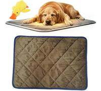 Almohadilla de reflexión térmica para perros, alfombrilla de 5 capas con calefacción automática para perros, sin electricidad, lavable, antideslizante, calentador de cama para mascotas, para jaula