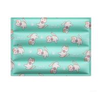Almohadilla de refrigeración de hidrogel para mascotas diseñada para perros y gatos para vencer el calor del verano (B 30 x 40 cm)