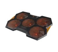 Almohadilla de refrigeración Deltaco Gaming GAM-072 5 ventiladores USB Negro