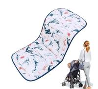 Almohadilla de refrigeración para asiento de coche para niños pequeños, forro de asiento de cochecito, cojín de asiento de cochecito transpirable para sillas altas, asientos de coche