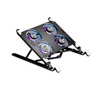 Almohadilla De Refrigeración Para Computadora Portátil | Almohadilla De Enfriador De Portátil | Pade Refrigeración Portátil Ajustable, Portátil, Calet Y Potente