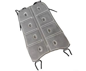 Almohadilla de refrigeración para mochila con inserto de chaleco de refrigeración PCM, forro reutilizable para mochila de senderismo para alivio del calor de verano, alfombrilla de apoyo transpirable