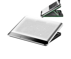 Almohadilla de refrigeración para ventilador de laptop, alfombrilla de refrigeración para portátil con 6 ventiladores, almohadilla de cocción para portátiles con enfriador termoeléctrico desmontable