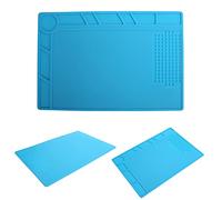 Almohadilla de reparación de relojes Tapete de goma para estación de soldadura, herramienta de relojero antideslizante