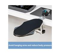 Almohadilla de Reposabrazos de Computadora Extensible Soporte de Mesa Reposabrazos de Ratón Reposamuñecas Tablero Protector de Manos Acoplable